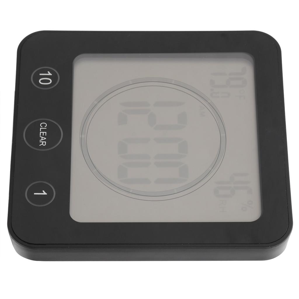 Waterproof Shower Clock for Bathroom Countdown Timer Alarm Thermometer Hygrometer