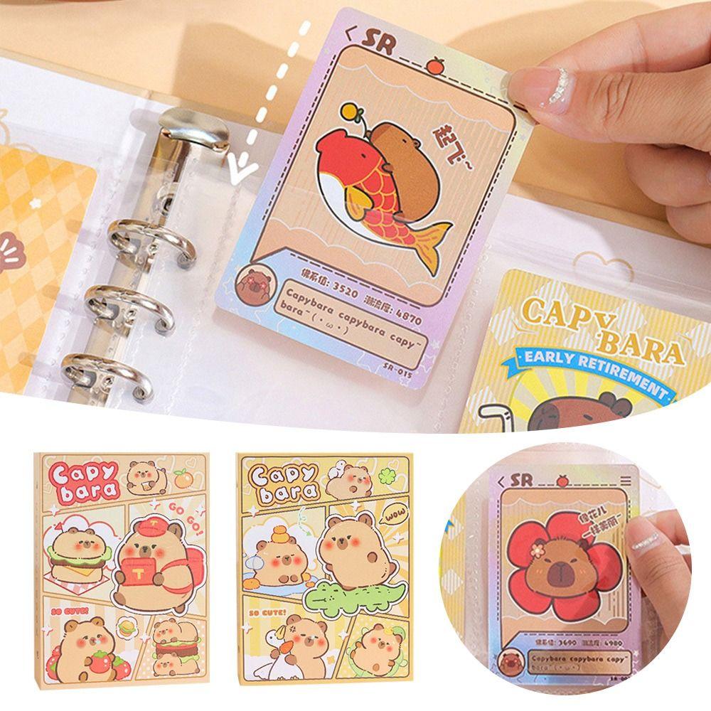 3-Inch Capybara Photo Album Cute Postcard Card Album  for Polaroid Photo Picture