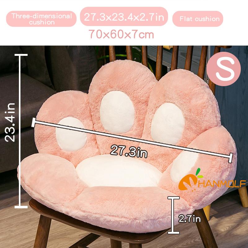Cat'S Paw Plush Pillow Stuffed Fluffy Chair Sofa Cartoon Animal Seat Cushion Indoor Floor Decoration For Cats Dogs Present