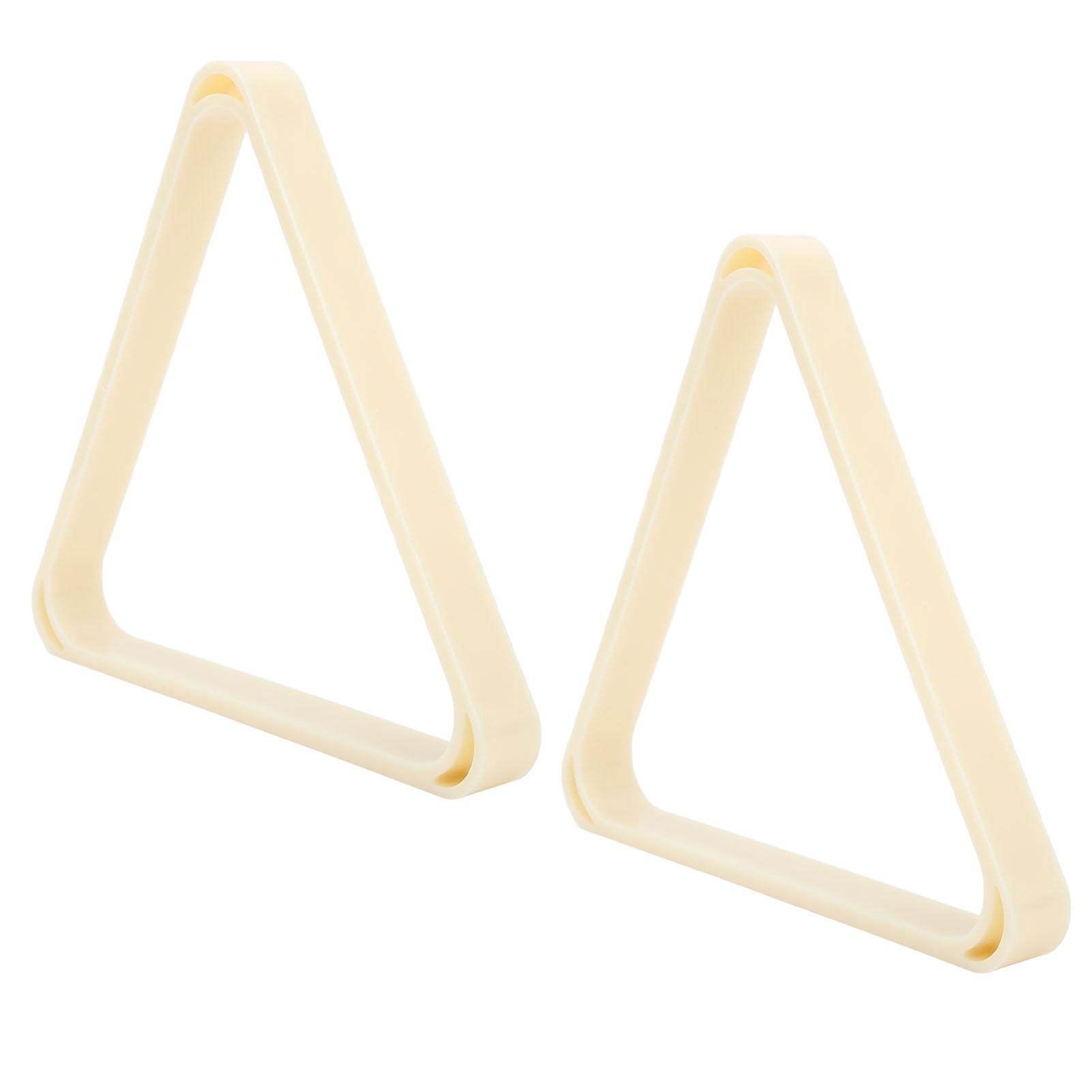 

2Pcs Billiard Triangle Rack Strong Snooker Ball Frame for 5.25cm Billiard Ball White