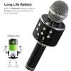 Wireless Bluetooth Karaoke Microphone - Black and Grey - Electric - Indoor - Unisex