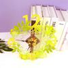 WTEMPO Large Clock Resin Mold Silicone DIY Wall Hanging Decorative Flower Clock Silicone Mold for Arabic Numerals Clock Making Home Decoration Crafts