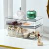 Transparent Acrylic Desktop Organiser Box Flips Lid for Quick Access and Organized Items for Desk Organization