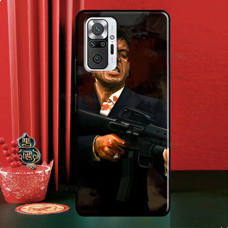 Tony Montana Scarface Al Pacino Case For Xiaomi Redmi Note 12 Pro 11 9 8 10 Pro 9S 10S 11S 12S Redmi 12C 9C 10A 10C Cover
