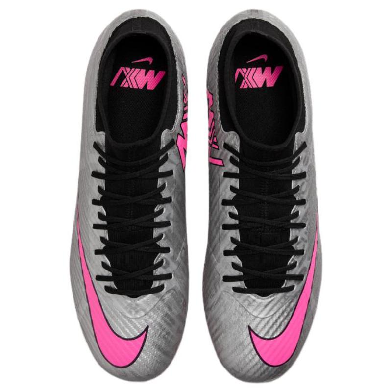 Nike Mercurial Superfly 9 Acad 25 FG/MG 'Metallic Silver Hyper Pink' Sneakers FB8402-060