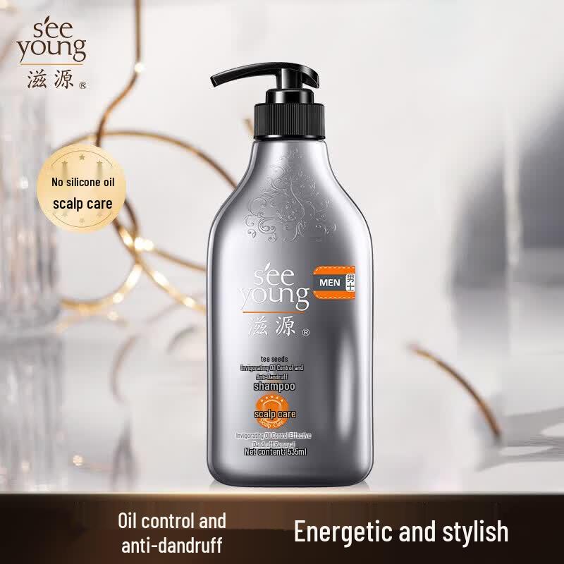 Seeyoung Men s Tea Seed Oil Control Anti-Dandruff Shampoo