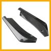 Universal Front and Rear Under Aero Canard Dress-Up Spoiler Set of 2 (Left and Right) Flaps, Black