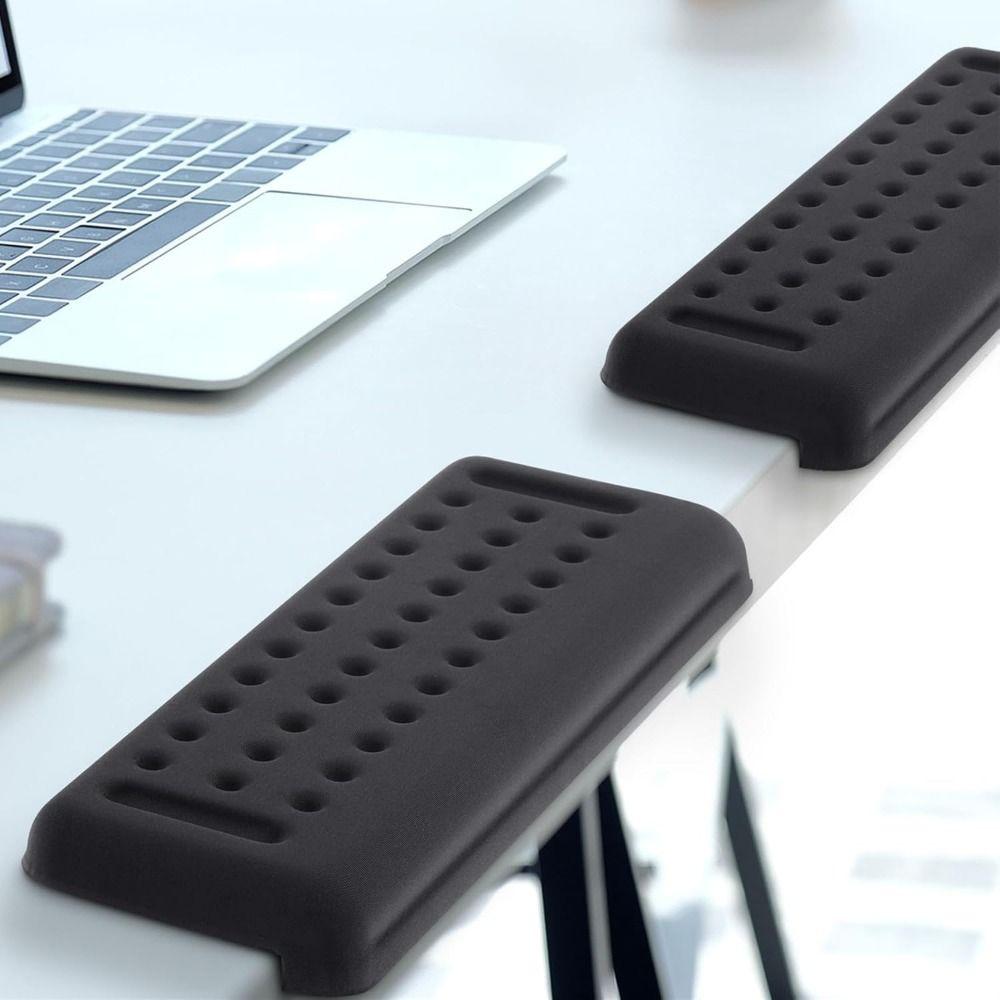 Durable Ergonomic Desk Elbow Pad Soft Cushion Black Elbow Support Padding Slow Rebound L-Shaped Keyboard Hand Rest Relax Wrist