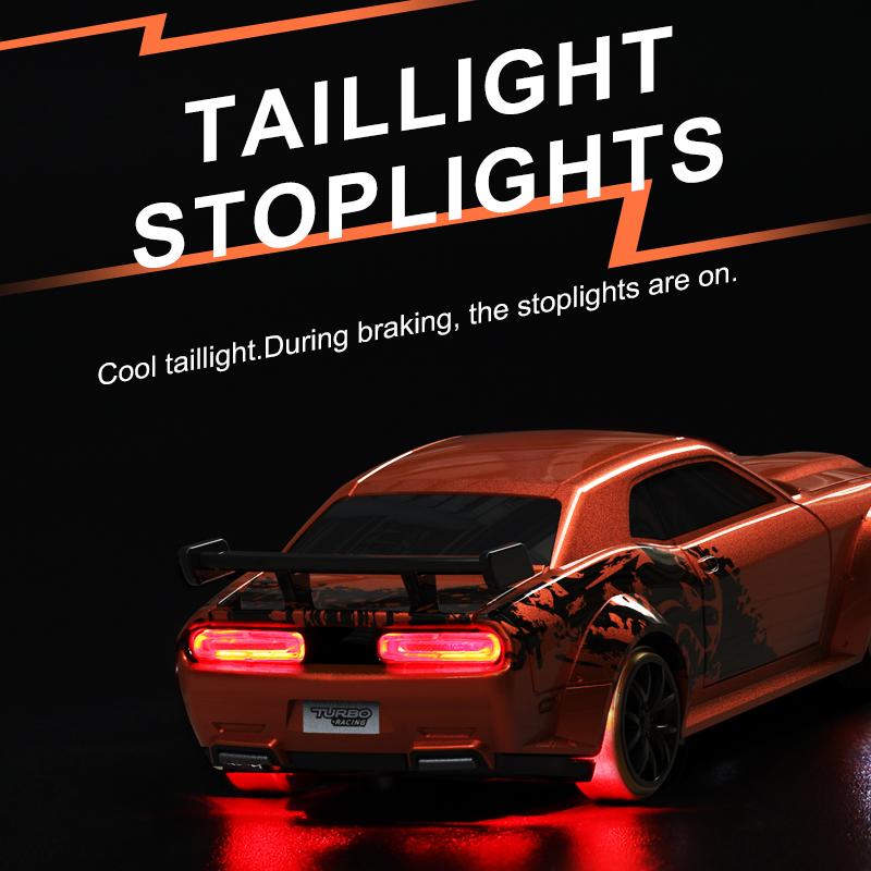 ABAJ1 Turbo Racing 1:76 C65 Limited Edition Drift RC Car With Gyro Radio Full Proportional Remote Control Toys RTR Desktop Toys Car