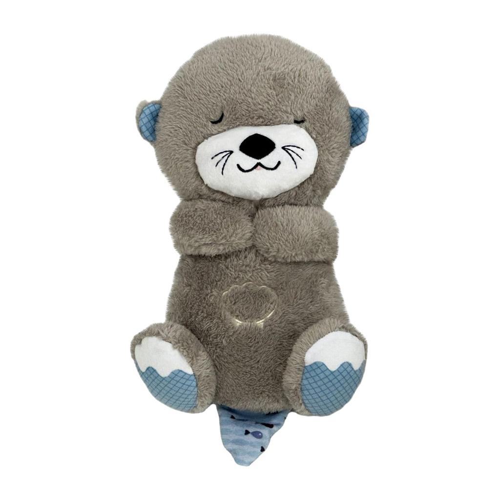 Babyspielzeug, Tragbares Plüschtier mit Musik, Beleuchtung und Atembewegungen, Geeignet für Neugeborene über 0 Monate alt