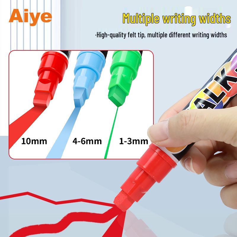 Large Fluorescent Erasable Chalk Pen for Street Stall Blackboard Graffiti