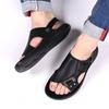 Fashion Classic Open Toe Men's Sandals Summer 2024 Non-slip Waterproof Sandals Men's Soft Bottom Wear-resistant Middle-aged Dual-use