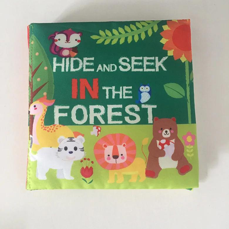 0-36 Monate Babyrasseln Mobile Spielzeug Weiches Tier Stoffbuch Neugeborene Kinderwagen Hängespielzeug Frühes Lernen Bilden Kinder Buch Spielzeug