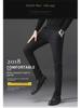 Men's Casual Slim Elastic Cotton & Linen Pants with Simple Open Pockets - Multi-Color Trousers