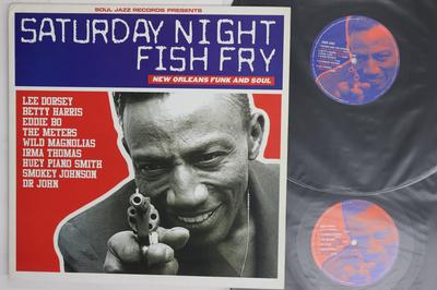 LP Record VARIOUS  Saturday Night Fish Fry New Orlean SJRLP53 SOUL JAZZ 2001 UK SoulFunk Used