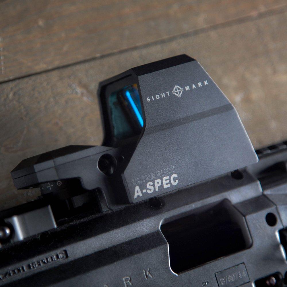 SIGHTMARK UltraShot A-Spec Reflex Sight, 1x Magnification, Red Dot, Night Vision Mode, SM26032 (Official Japanese Product)