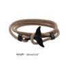 Whale Tail Charm Bracelet Jewelry Gift for Women Nylon Rope Wristband Bracelet