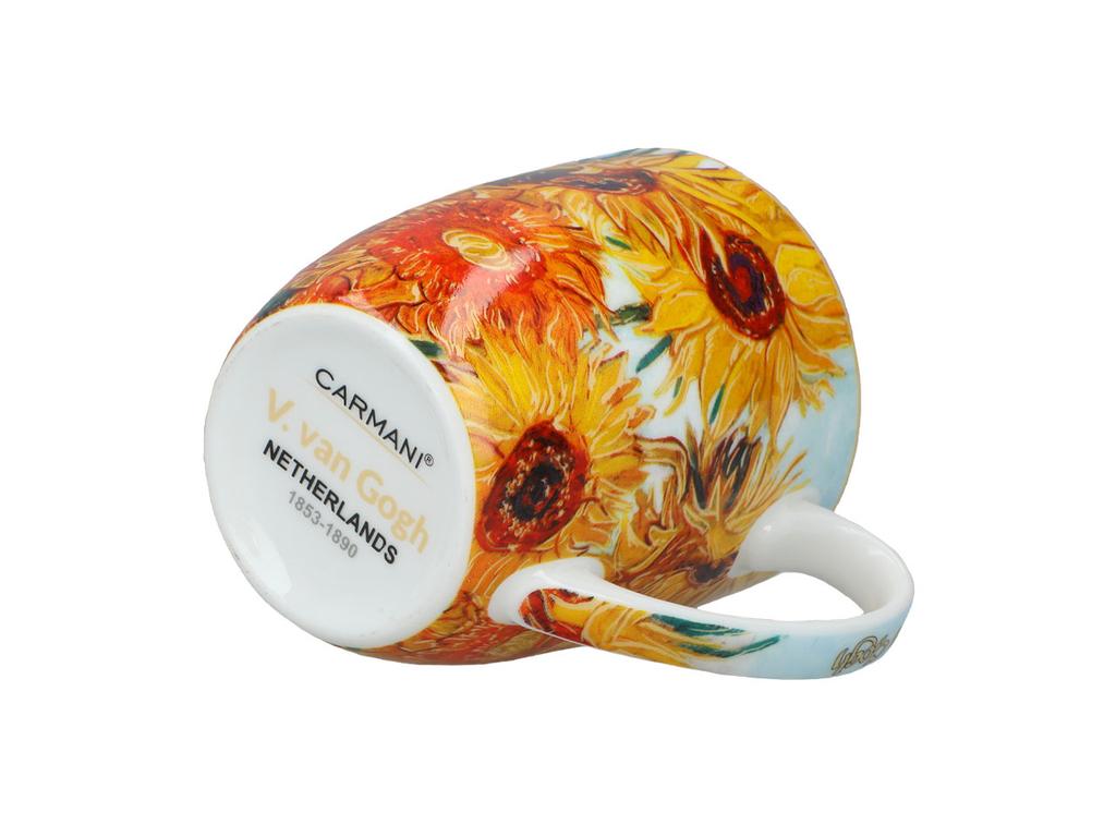 Kubek Ceramiczny Camio Van Gogh Słoneczniki Prezent Malarstwo Carmani
