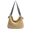Fashion Beach Vacation Woven Women's Tote Bag New Exquisite Large-capacity Commuter Versatile Shoulder Handbag