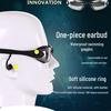 HD Waterproof Anti-Fog Swim Goggles with Large Electroplated Mirror Lens and Earplugs for Men and Women