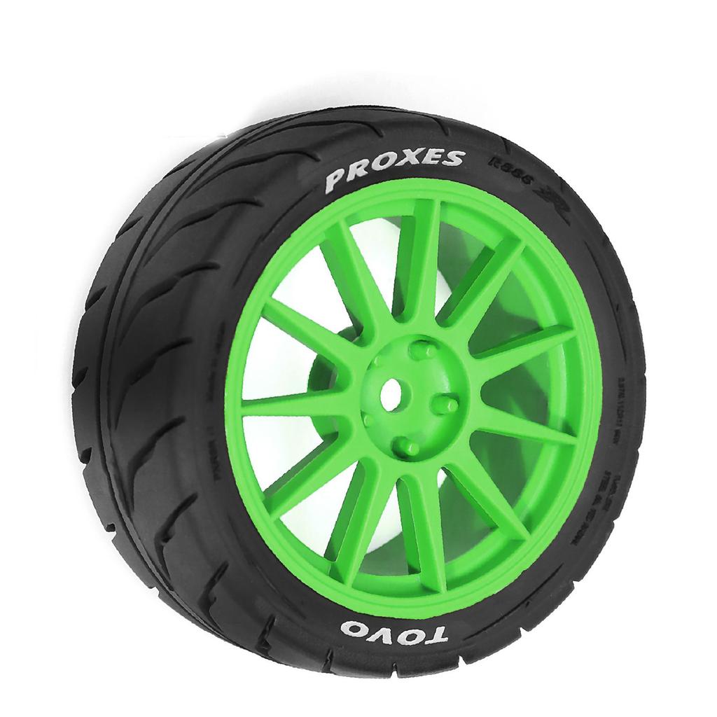 Remote Control Model Rubber Car Supplies Beadlock Wheel Mud Terrain Tires Set Wheel Tires Detachable Fine Car Parts