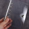 School Agenda Folder Transparent Plastic Notebook Binder Planner Loose Leaf Ring