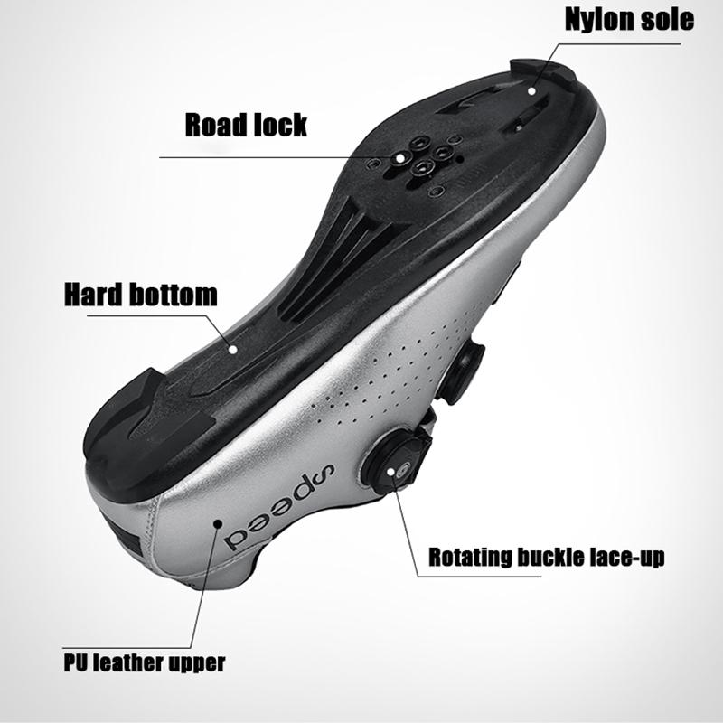 Cycling Shoes Men's Road Bike Racing Competition Shoes Self-Locking SPD Cycling Racing Sports Shoes Women Cleats Cycling Shoes