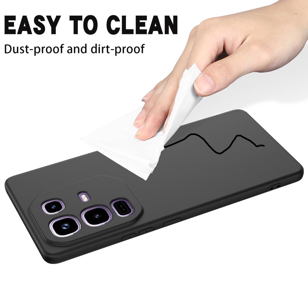For Infinix Note 50 Pro 4G/Infinix Note 50 4G Liquid Silicone Case Phone Back Cover with Hand Strap