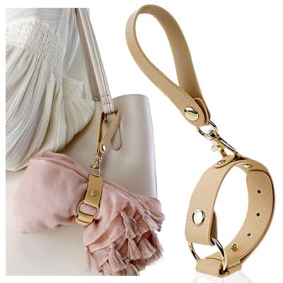 Scarf Stole Cardigan Holder Adjustable Belt Frees Up Both Hands Going Out Travel Prevents Loss [Reussite] Women's (Beige)