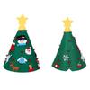 Children's DIY Felt 3D Christmas Tree with Handmade Ornaments