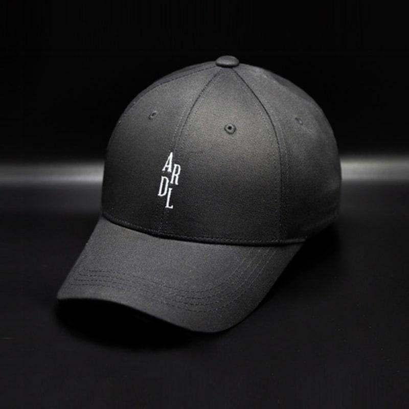 ARDL Vertical Embroidered BALL CAP BLACK