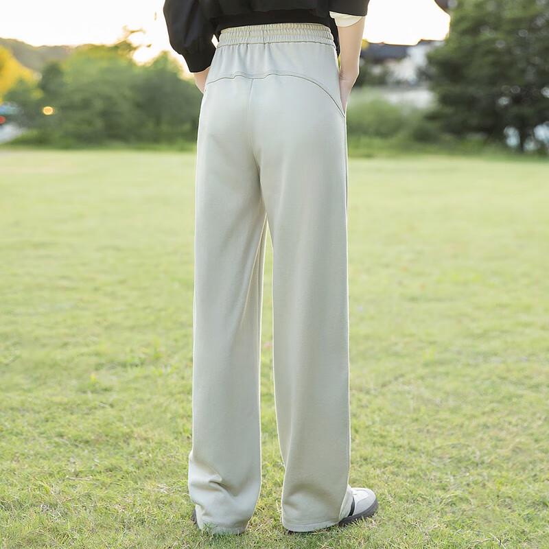 Women's High-Waist Wide-Leg Casual Trousers