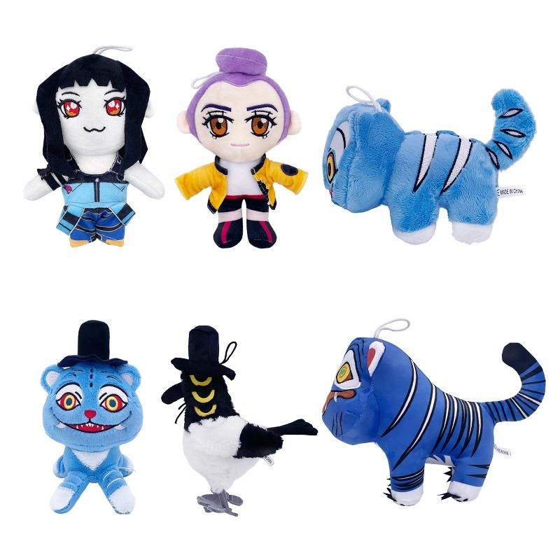 New K Pop Demon Hunters Witch Hunt Group Peripheral Plush Doll Room Ornament Birthday Gift Give Gifts To Boys
