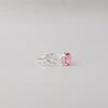 Pink Tourmaline Gemstone 925 Sterling Silver Wedding Jewelry Designer Ring For Her CZR-16-3