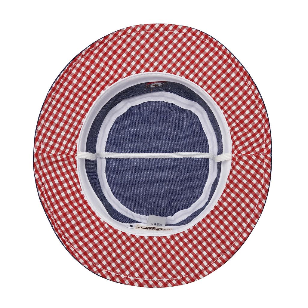 MIKIHOUSE HOT BISCUITS Navy for Boys and Size M Hat, Blue, Girls, (50-52cm), 73-9105-494