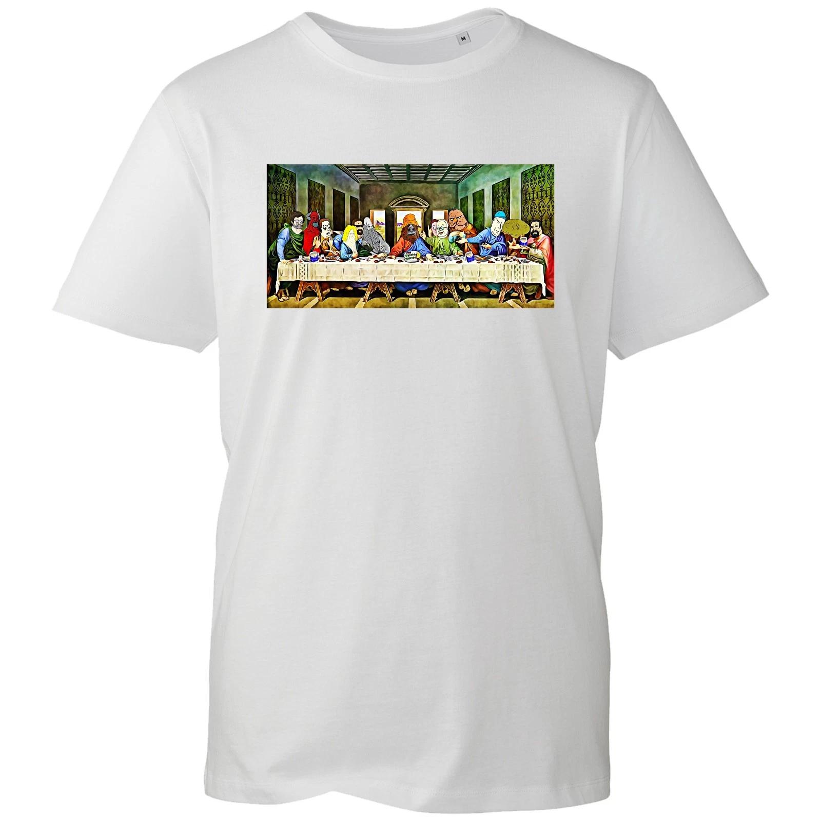 The Last Supper Jesus Bible Love Painting Men Women Vest Tank Top Unisex T-Shirt L