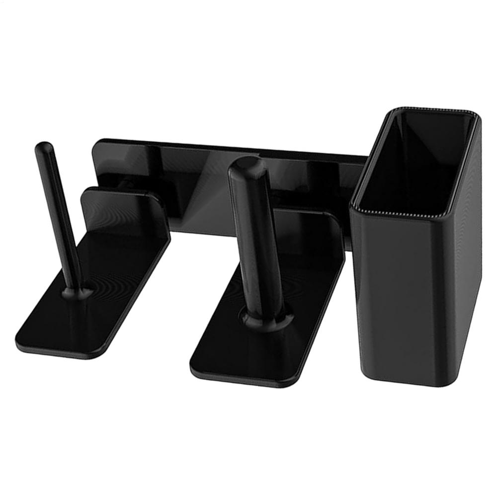 

Cup Holder Lid Dispenser Cup Lid Dispenser Straw Organizer Counter Drinks Machine Accessories for Home Buffet Bridal Shower чёрный