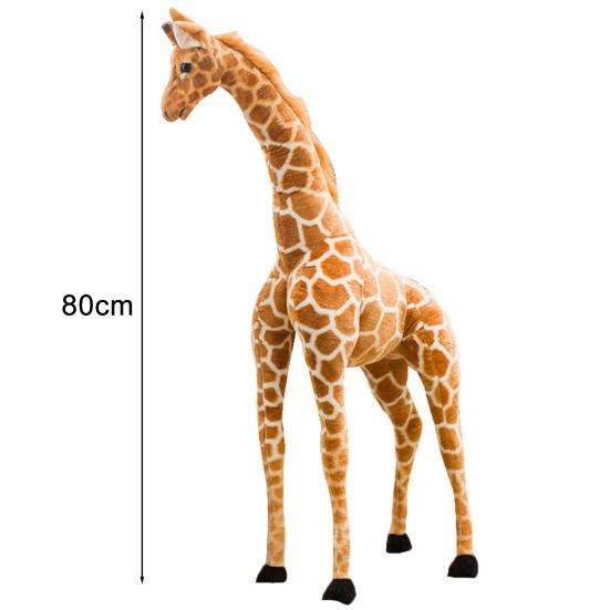 Giraffa Giocattolo Peluche Bambola Riempita Bambini Giocattolo Decorazione Casa Oggetti di Scena per Foto