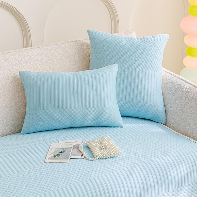 Small Fresh Sofa Seat Cushion Cool Summer Sofa Seat Cushion  New Fixed  New Sofa Cover