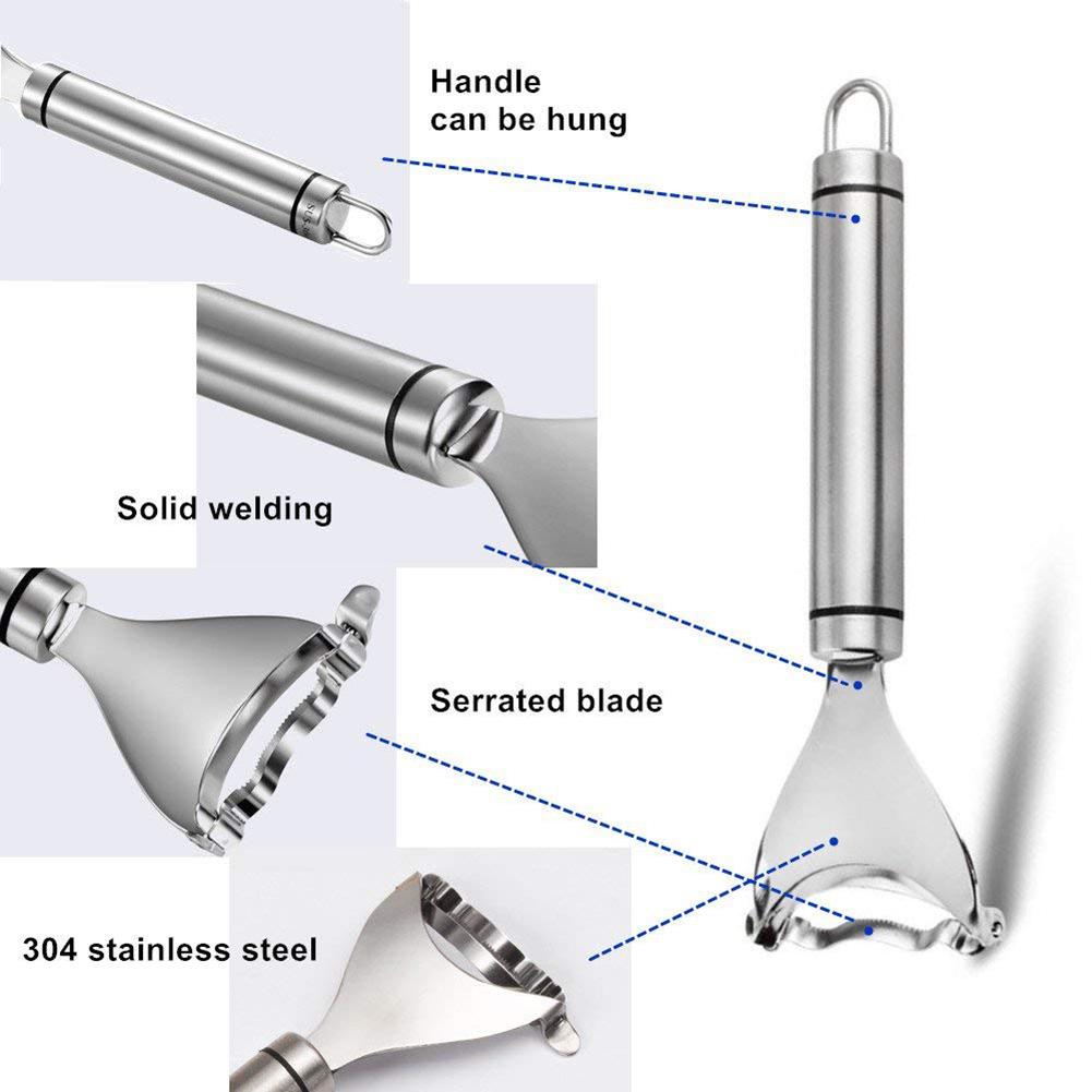 Éplucheur de Maïs Acier Inoxydable Coupe-Maïs Éplucheur d'Épis Éplucheur de Maïs Outil de Cuisine