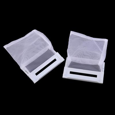 2Pcs Washing Machine Lint Filter Mesh For Laundry Washer Hair Catcher Mesh Bag