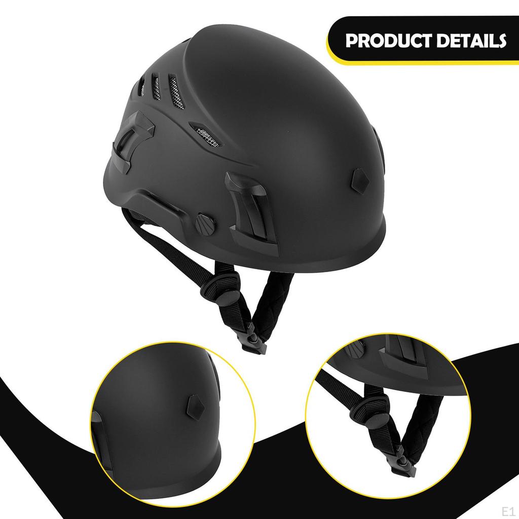 Climbing Helmet Adjustable Chin Strap Hard Hat for Cycling Hiking Skateboard