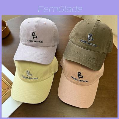 Neue Baseballkappe mit Buchstabenstickerei für Damen mit Sonnenschutz und Atmungsaktivität
