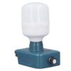 Battery Powered Work Light Bulb E27 Adjustable Brightness LED Bulb for 18V BL1815 BL1820 BL1830 BL1840 BL1850 BL1860