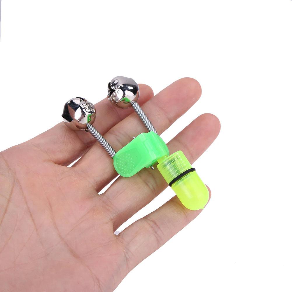 30pcs Night Fishing Rod Bait Alarm Bell With Dual Ring Bells Fishing Indicator Fish Bait Alarm Portable Fishing Accessories
