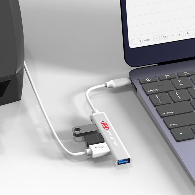 1 Stück Typ-C auf USB Adapter Multi-Port Verteiler Hub Für Hyundai Mistra Lafesta Elantra Accent IX35 I20 I30 Azera Sonata