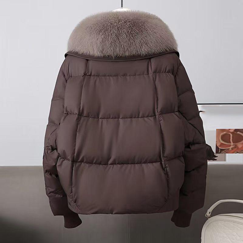 Fashion Winter Down Cotton Jacket Women's Cotton-Padded Thicken Warm Parkas Short Coat Female Casual Ladies Overwear
