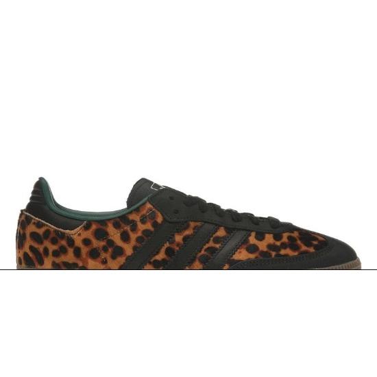 Adidas Samba OG Schwarz Grün Leopard JI2735 Unisex