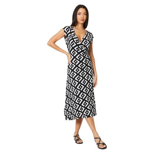 Principles Womens/Ladies Geometric Jersey Twisted Midi Dress 20 UK