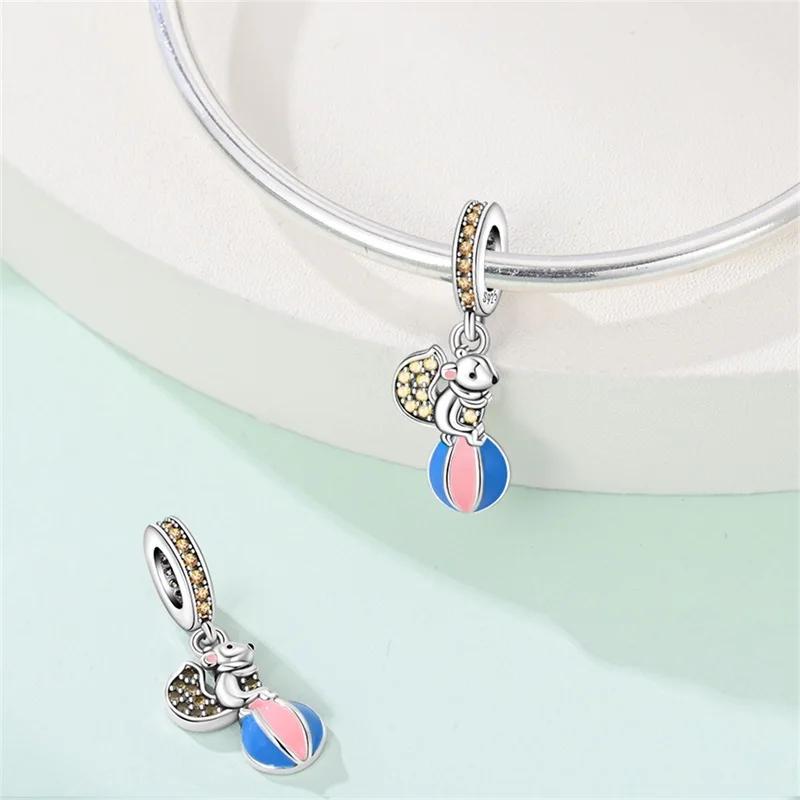 Copper Amusement Park Clown Carousel Pirate Ship Charms Pendant Fit Original Charm Bracelets Women Diy Jewelry Gift